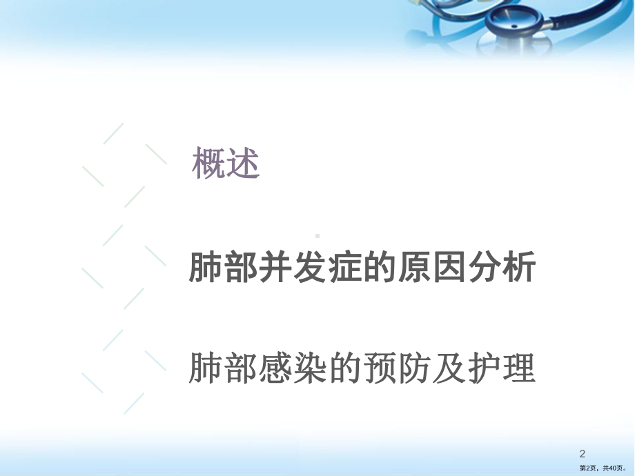 腹部术后肺部并发症的预防及护理医学PPT课件(PPT 40页).ppt_第2页