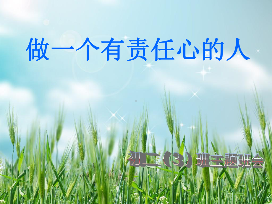 做一个有责任心的人班会ppt课件.ppt_第1页