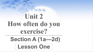 人教版英语八年级上册 Unit 2 Section A (1a—2d)（课件）.pptx