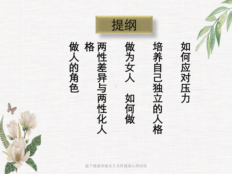 做个健康美丽女人女性健康心理讲座课件.ppt_第2页