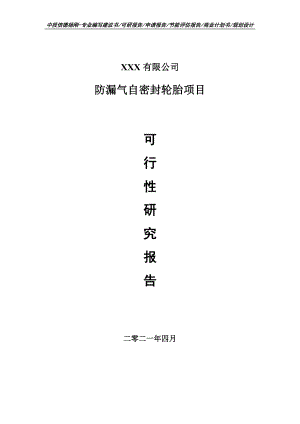 防漏气自密封轮胎项目可行性研究报告建议书案例.doc