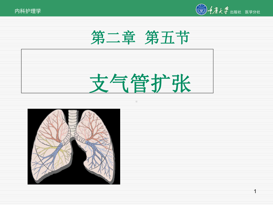 内科护理学第二章第五节支气管扩张的护理[精]课件.ppt_第1页