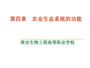 农业生态系统的功能-课件.ppt