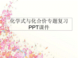 化学式与化合价专题复习PPT课件PPT课件.ppt