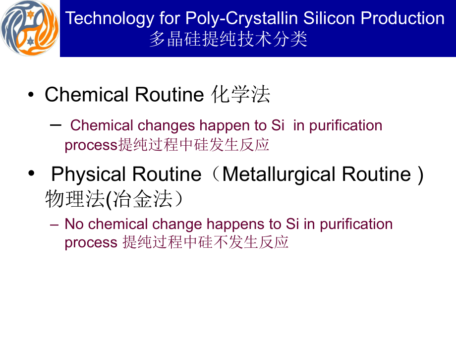 冶金法太阳能级多晶硅提纯技术现状与质量分析课件.ppt_第3页