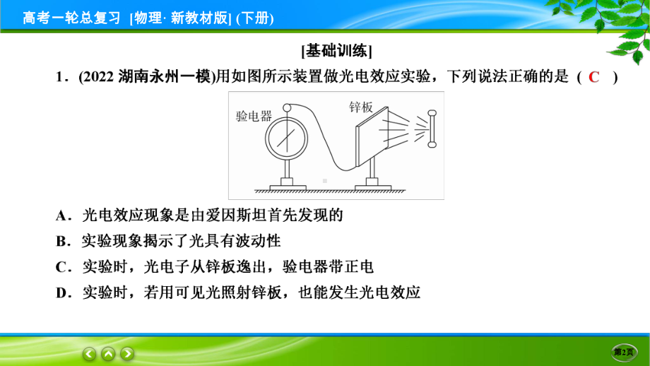 高考物理一轮总复习PPT 限时跟踪检测60.ppt_第2页