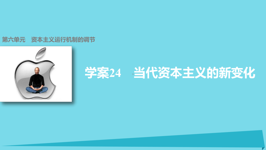 学案24-当代资本主义的新变化-第六单元-资本主义运行机制的调节课件.ppt_第1页