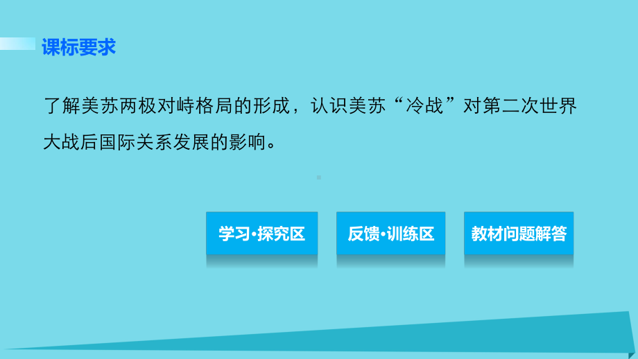 学案30-两极对峙格局的形成-第八单元--世界政治格局的多极化趋势课件.ppt_第2页