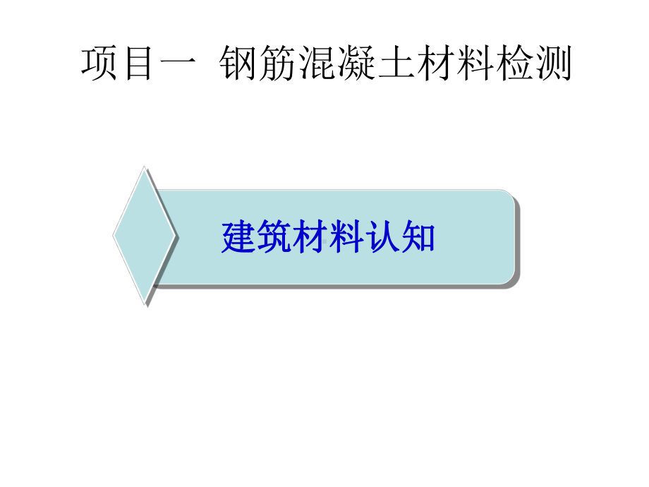 学习情景1钢筋混凝土检测之建筑材料现场认识课件.ppt_第1页