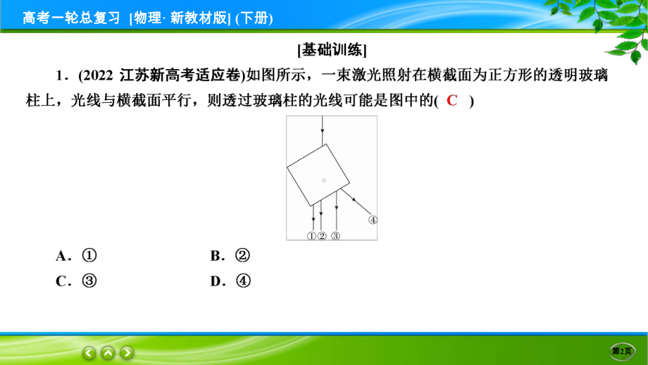 高考物理一轮总复习PPT 限时跟踪检测54.ppt_第2页