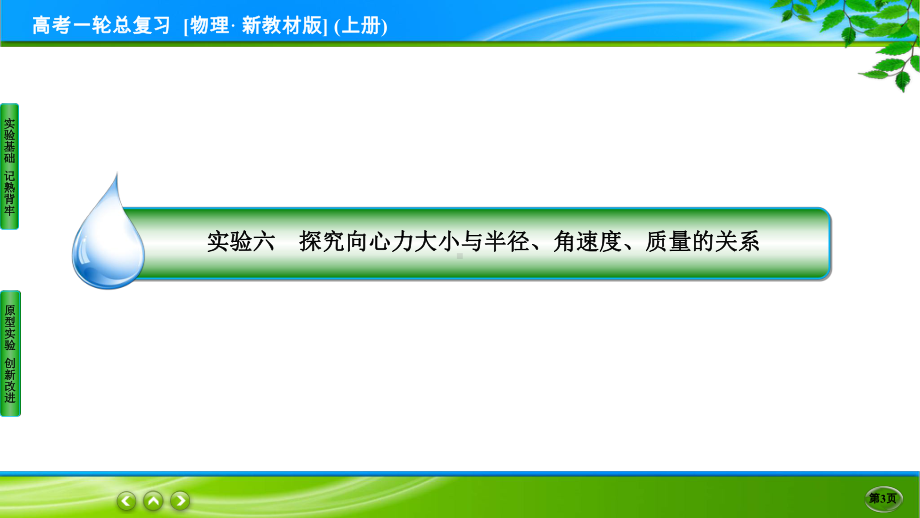高考物理一轮总复习PPT 实验六.ppt_第3页
