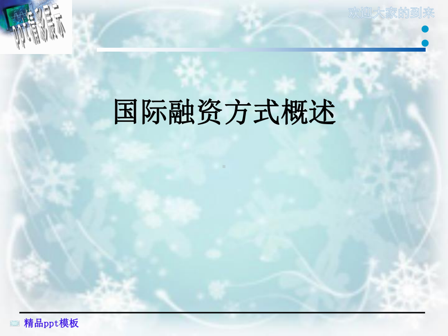 国际融资方式概述课件.ppt_第1页