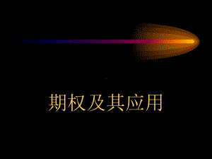 期权及其应用(ppt可编辑修改)课件.ppt