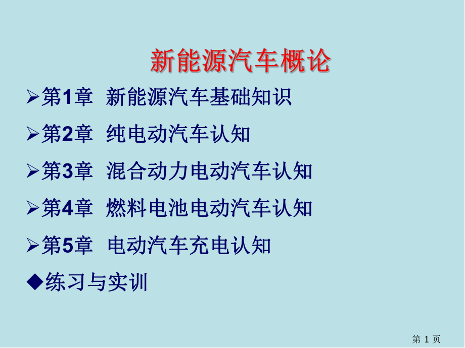 新能源汽车第1章新能源汽车基础知识课件.pptx_第1页