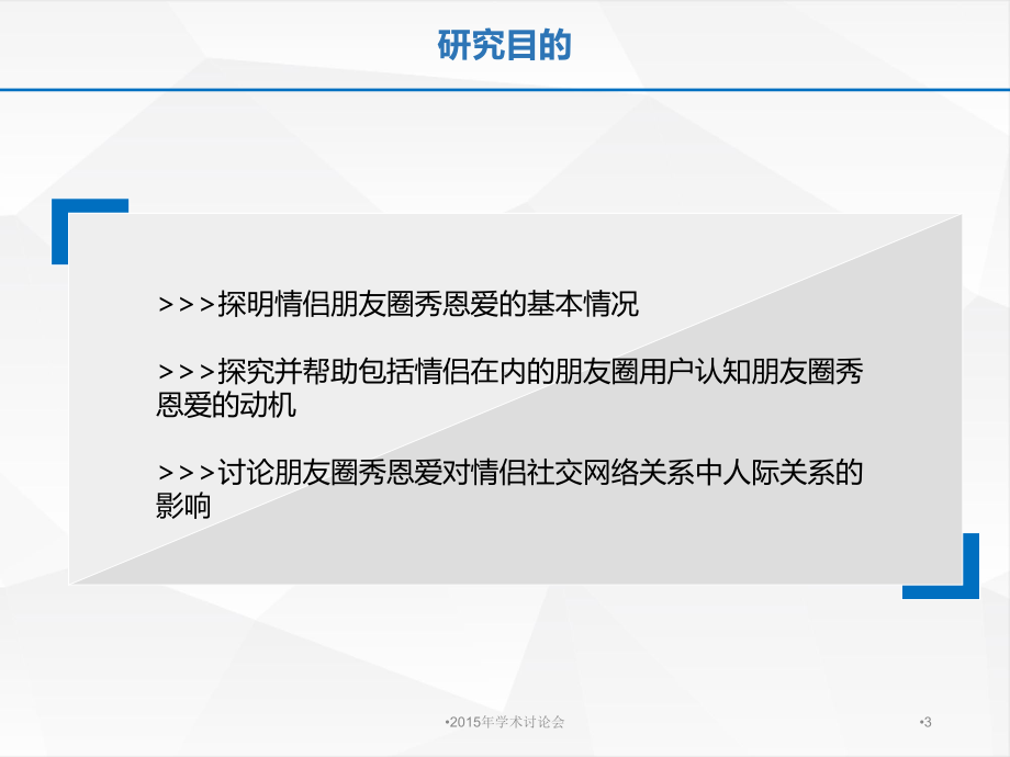 朋友圈秀恩爱对情侣社会网络关系中人际关系的影响课件.ppt_第3页