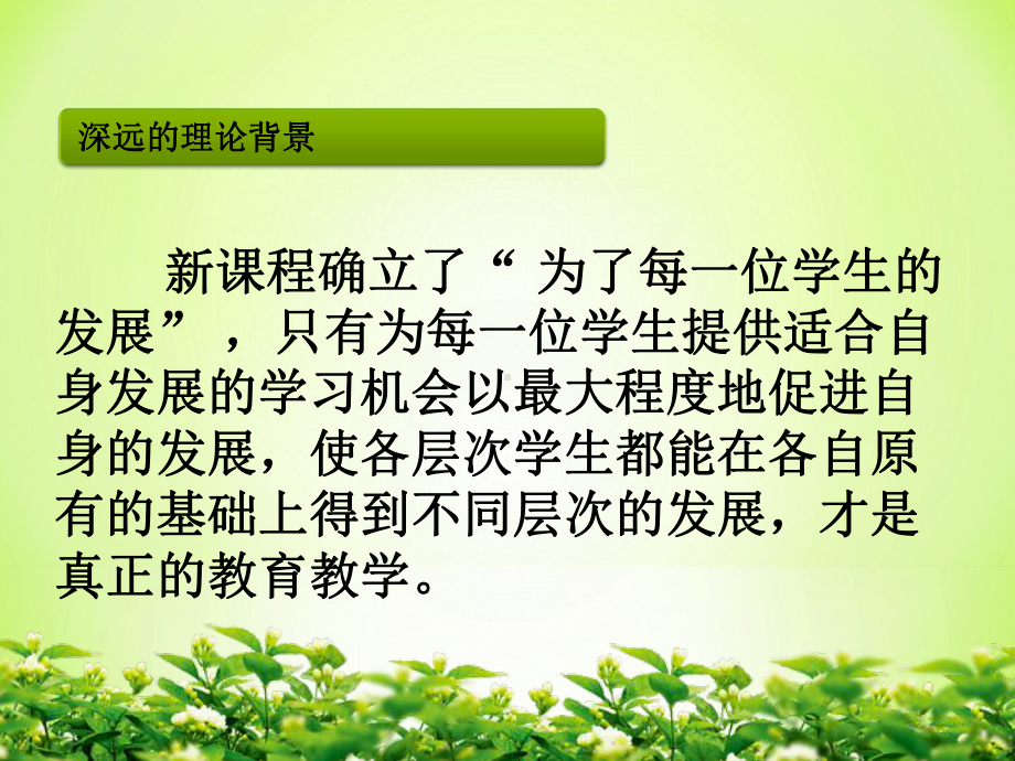 我们率先提出了分层次的教学模式课件.ppt_第2页