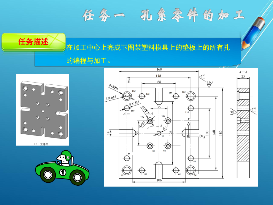 数控机床加工零件学习项目三任务一孔系零件加工课件.ppt_第3页