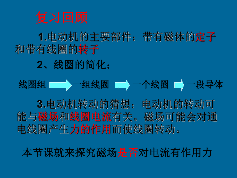 探究电动机转动的原理课件.ppt_第2页