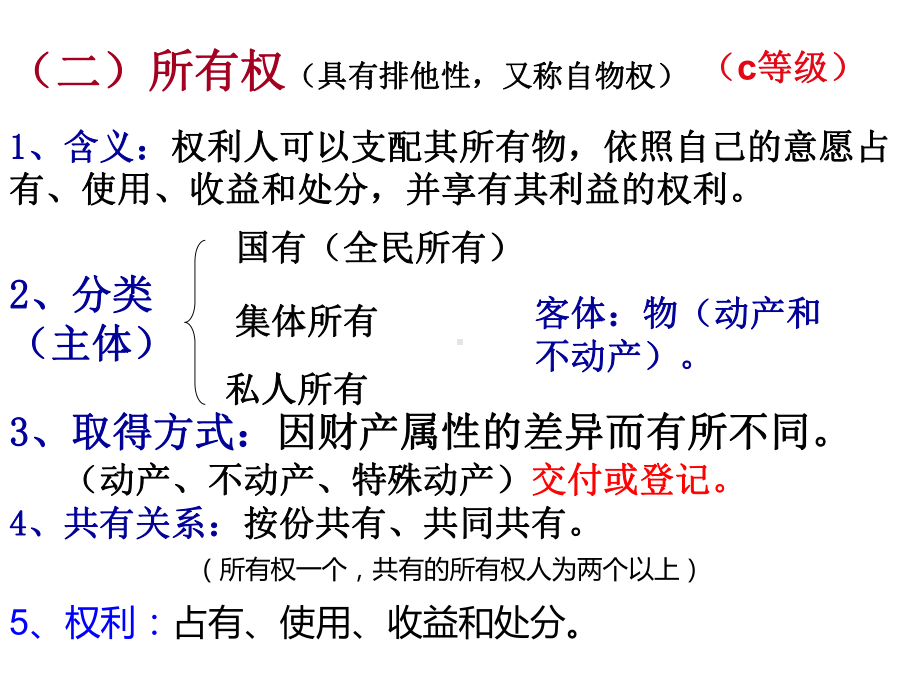 所有权的取得测试题课件.ppt_第2页