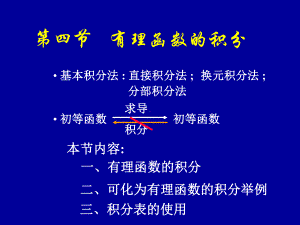 有理函数的不定积分课件.ppt