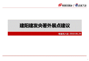 有巢氏-建阳建发央著外展点建议课件.ppt