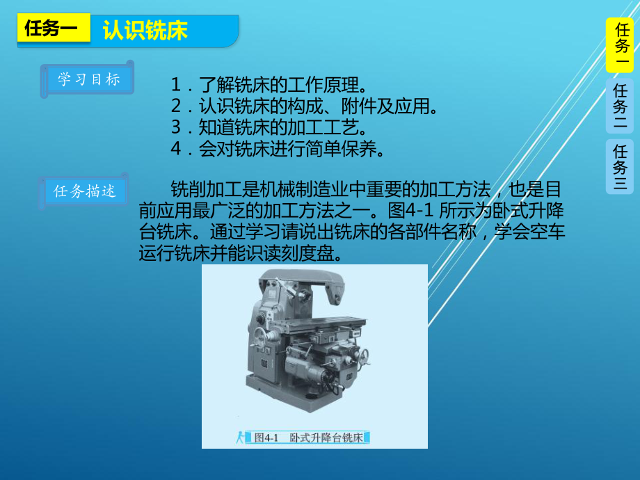 机械加工技术项目四-铣削与刨削加工课件.pptx_第3页