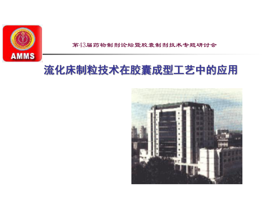 流化床制粒技术在胶囊成型工艺中的应用课件.ppt_第1页