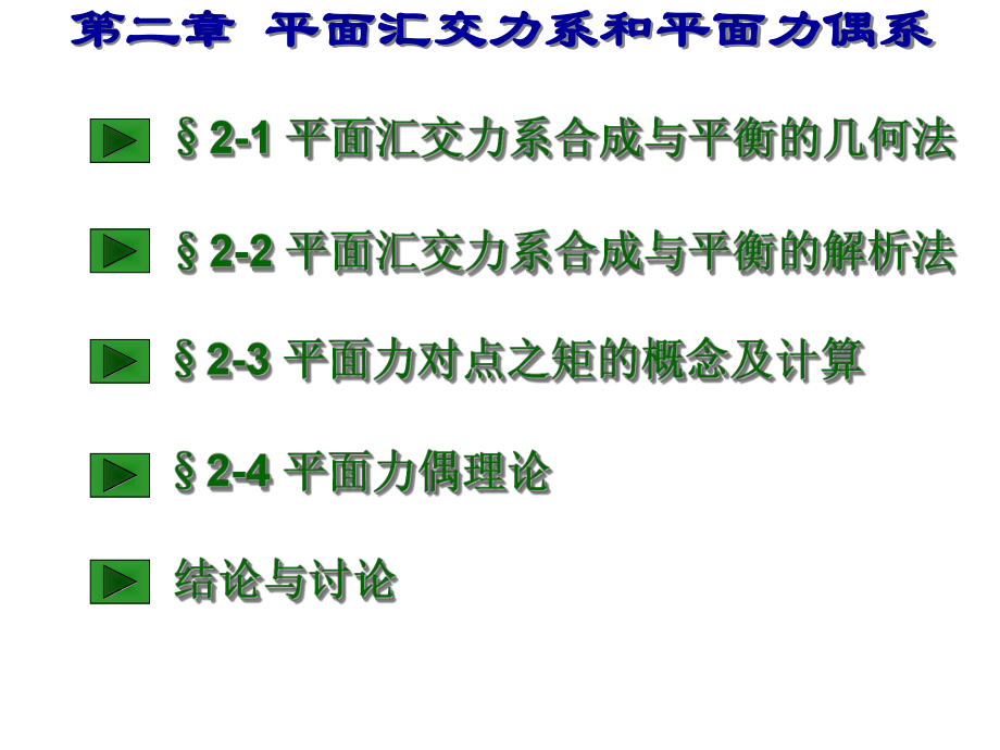 白底平面汇交力系和平面力偶系课件.ppt_第3页