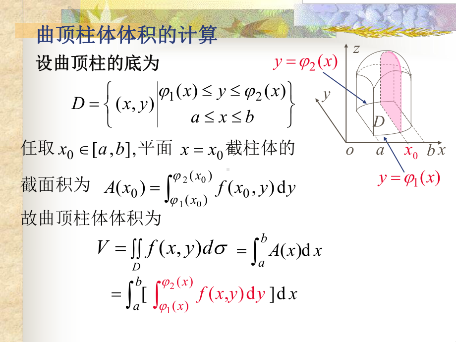 熟练掌握直角坐标系下二重积分的计算课件.ppt_第3页