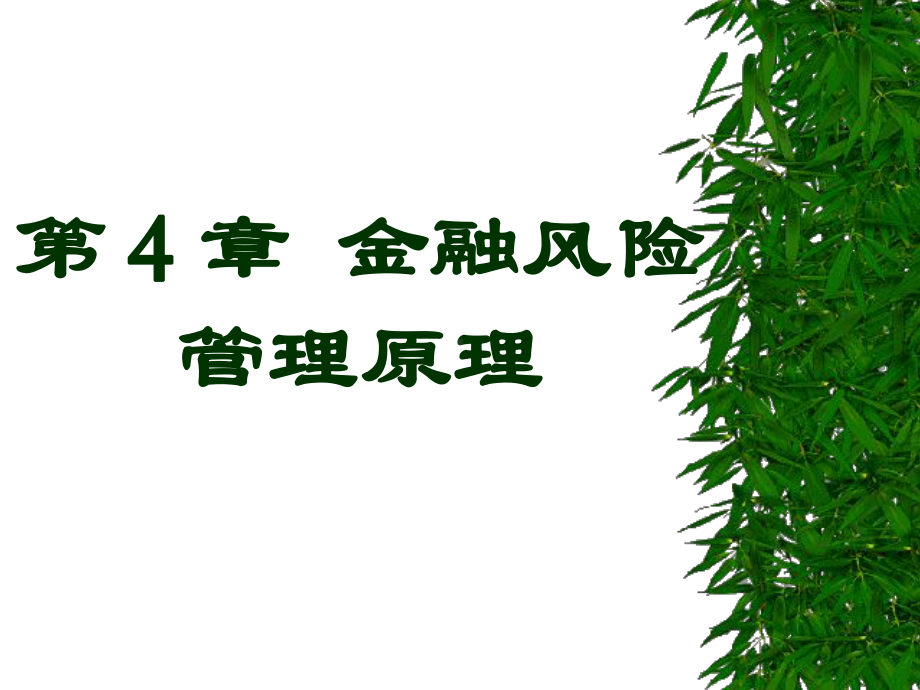 第4章-金融风险管理原理课件.ppt_第1页