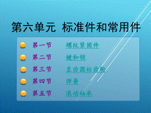 机械制图06标准件和常用件课件.ppt