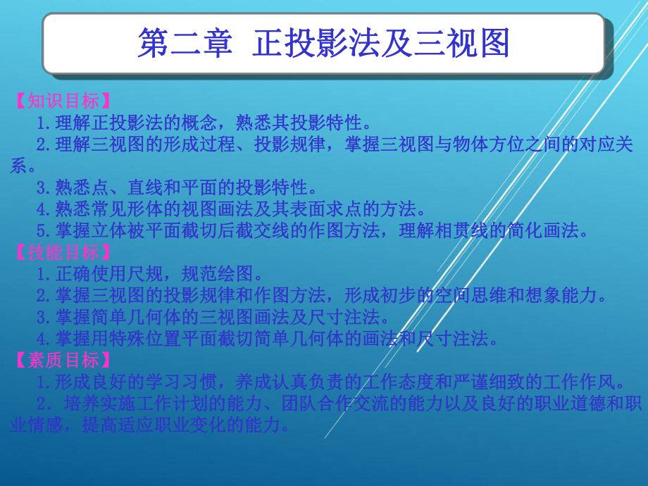 机械制图CH2-正投影法及三视图课件.ppt_第2页