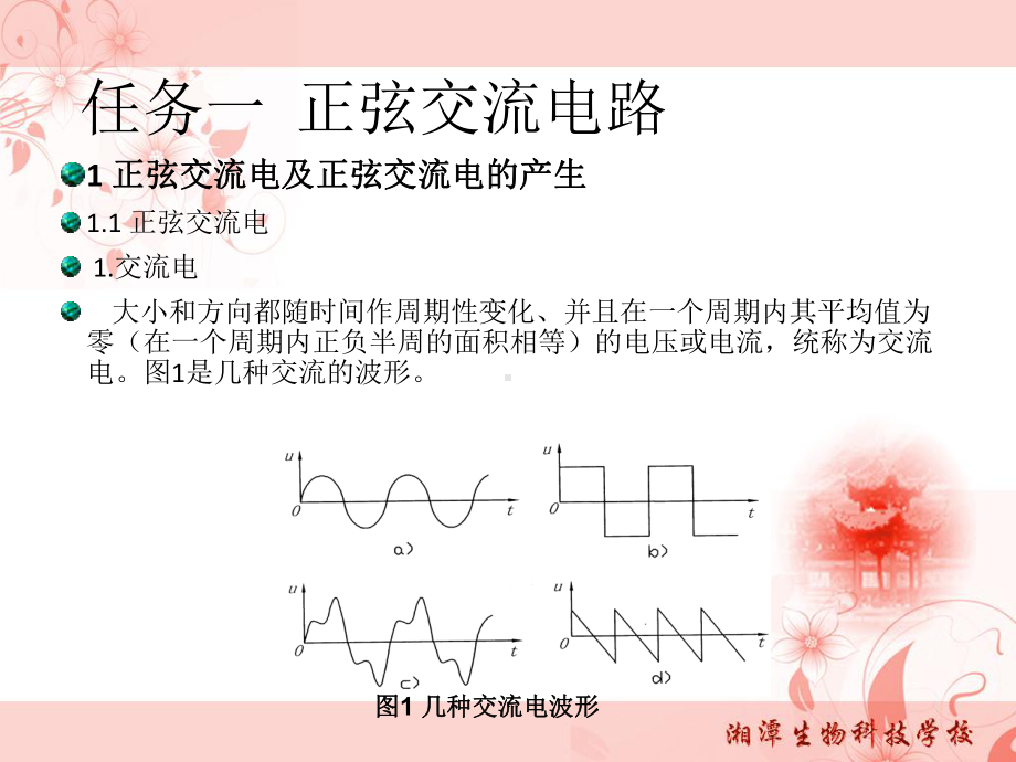 正弦交流电源电压U=220V课件.ppt_第1页