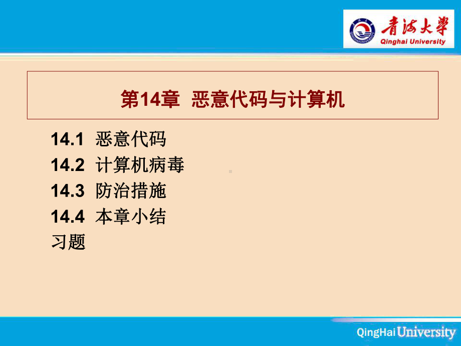 第12章恶意代码与计算机病毒的防治课件.ppt_第1页