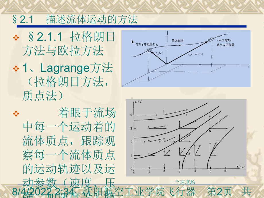 流体运动学和动力学基础(温习-习题)[指南课件.ppt_第2页