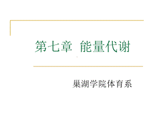 第七章能量代谢分解课件.ppt