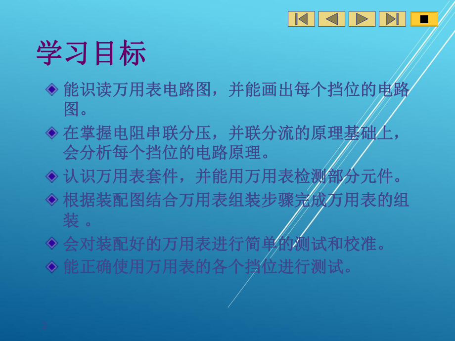 电子技能实训项目五MF47型万用表课件.ppt_第2页