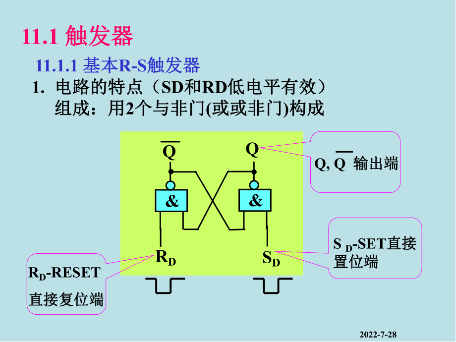 电子技术基础第11章-时序逻辑电路课件.ppt_第1页