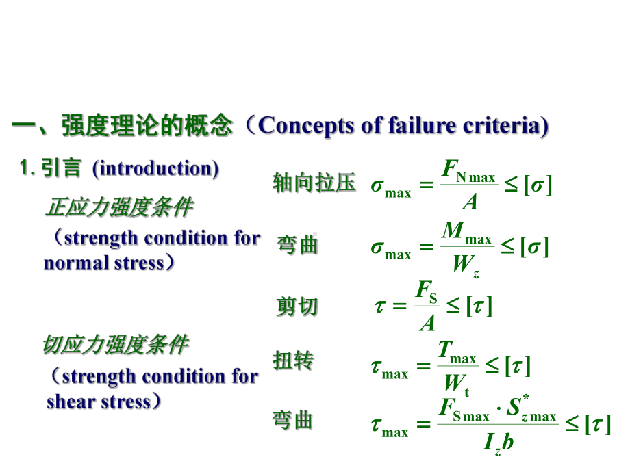 材料学-强度理论课件.ppt_第1页