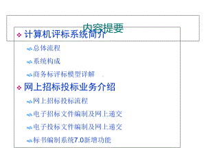 某市建设工程电子招标投标系统培训教材课件1.ppt