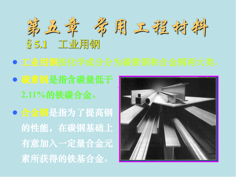 材料的性能第五章-常用工程材料课件.ppt_第1页