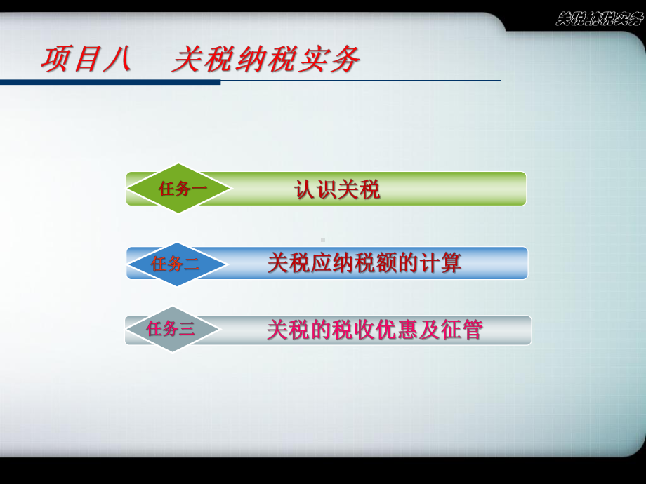 税收实务项目八-关税纳税实务课件.pptx_第2页