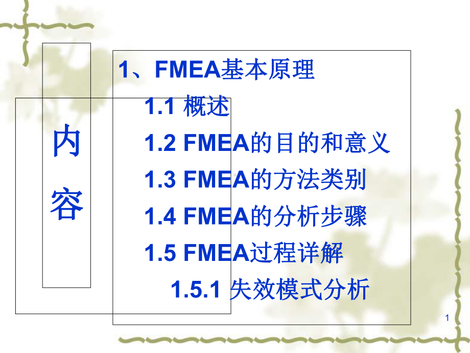 潜在失效模式及后果分析基础讲义课件1.ppt_第1页