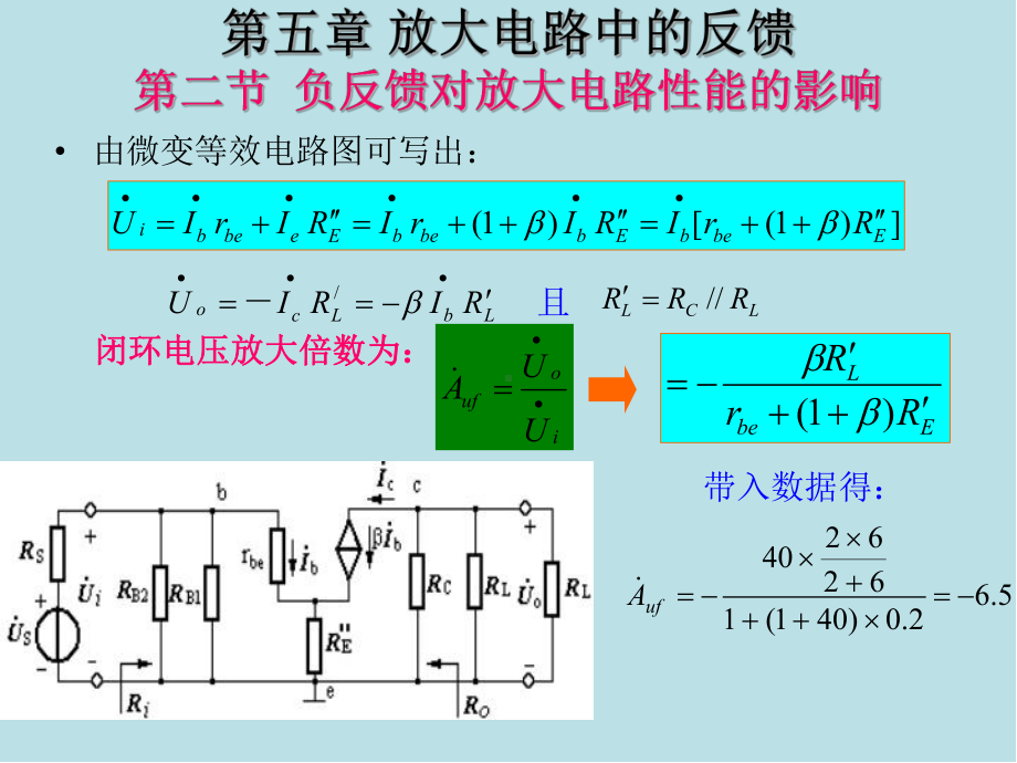 电子技术第5章-放大电路中的反馈课件(3).ppt_第3页