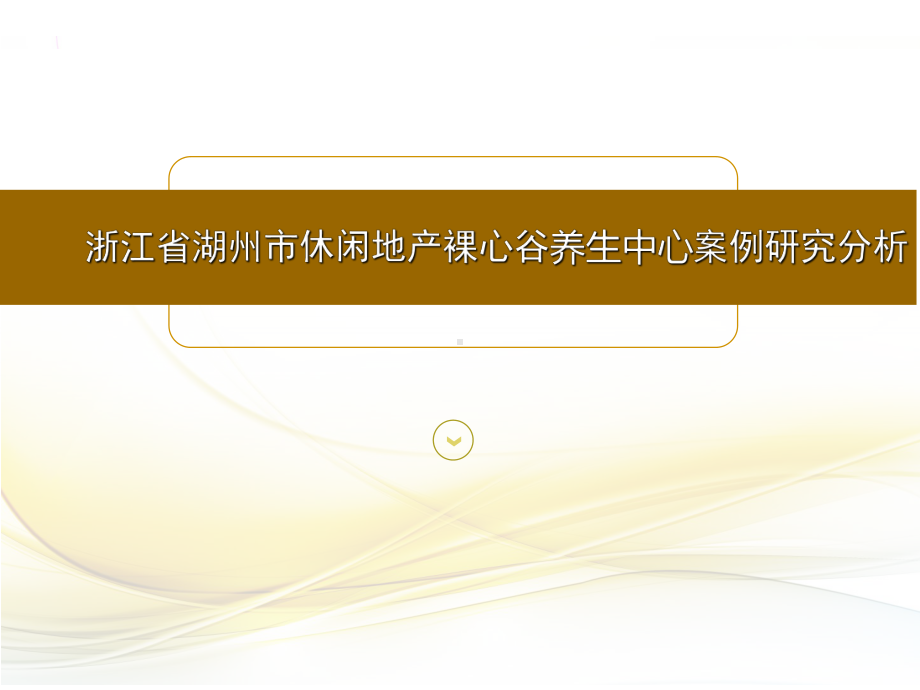 浙江省某养生中心案例研究分析课件.ppt_第1页