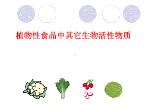 植物化学物-植物性食品中其它生物活性物质课件.ppt