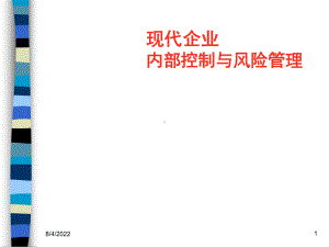 现代企业内部控制的发展阶段(ppt-95页)课件.ppt