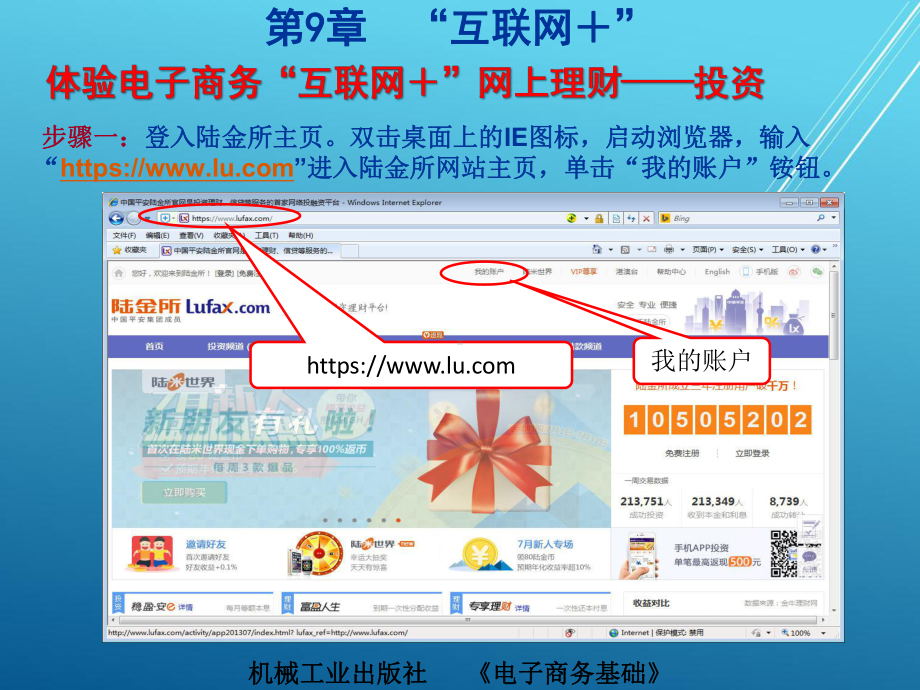 电子商务基础第9章-互联网+演示文稿2：体验电子商务“互联网+”网上理财-投资课件.ppt_第3页