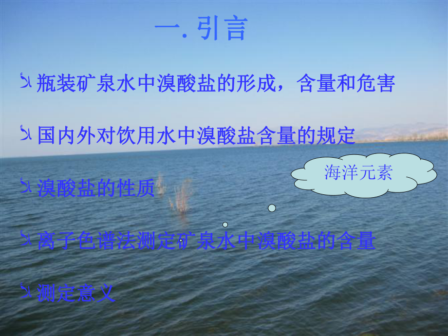 瓶装矿泉水中溴酸盐含量的测定组员课件.ppt_第2页