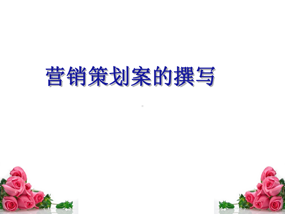 营销策划方案的撰写.ppt_第1页